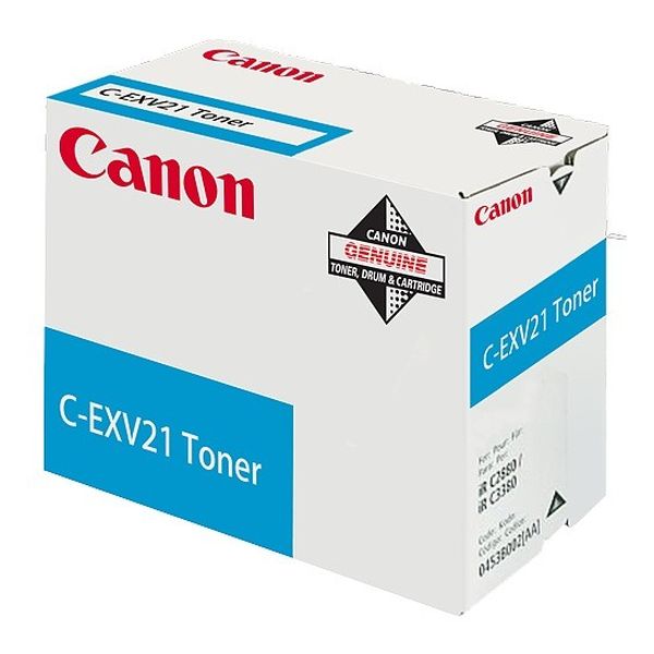 Canon toner C-EXV21 original cyan 26 000 sidor