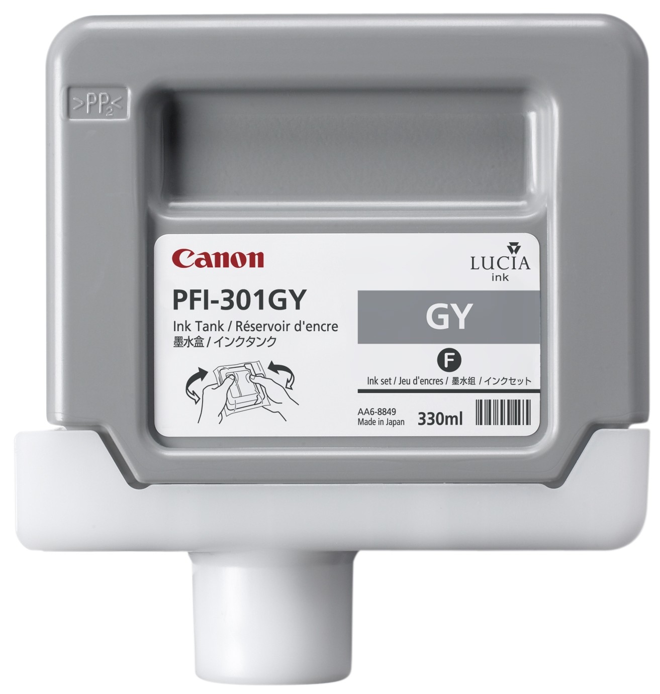 CANON Grey bläckpatron 330 ml (PFI-301)