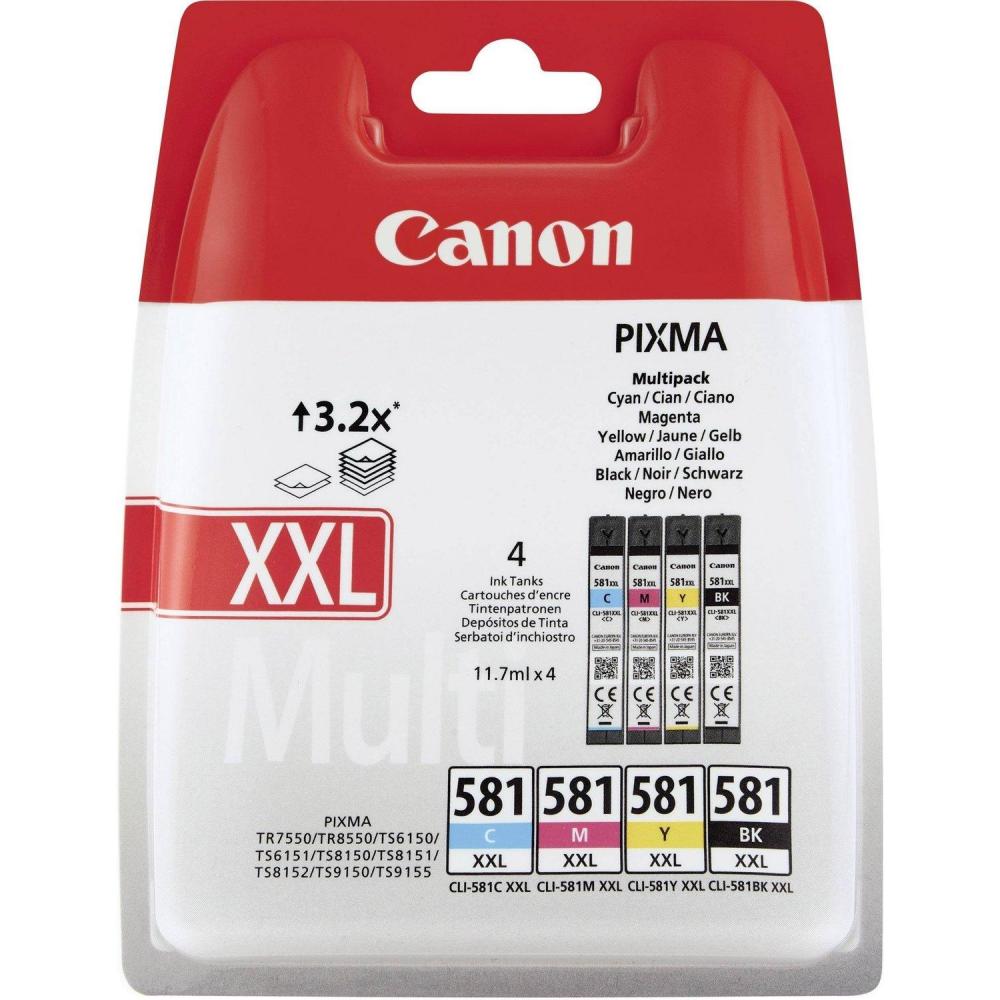 Canon multipack CLI-581XXL original CMYK 4x11.7 ml