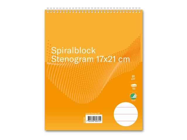 Spiralblock FORMAT stenogram 170x210mm á (10st)