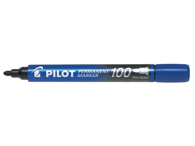 Märkpenna PILOT SCA 100 2-4.5 rund blå á (20st)