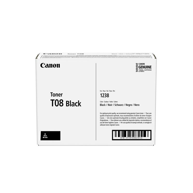 Canon toner T08 original svart 11 000 sidor