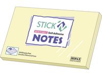 Notes Stickn Notes 76x127mm gul á (12st)