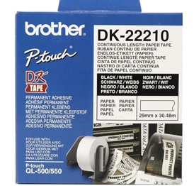 BROTHER QL 500/550 Continous Paper Tape vit 29 mm