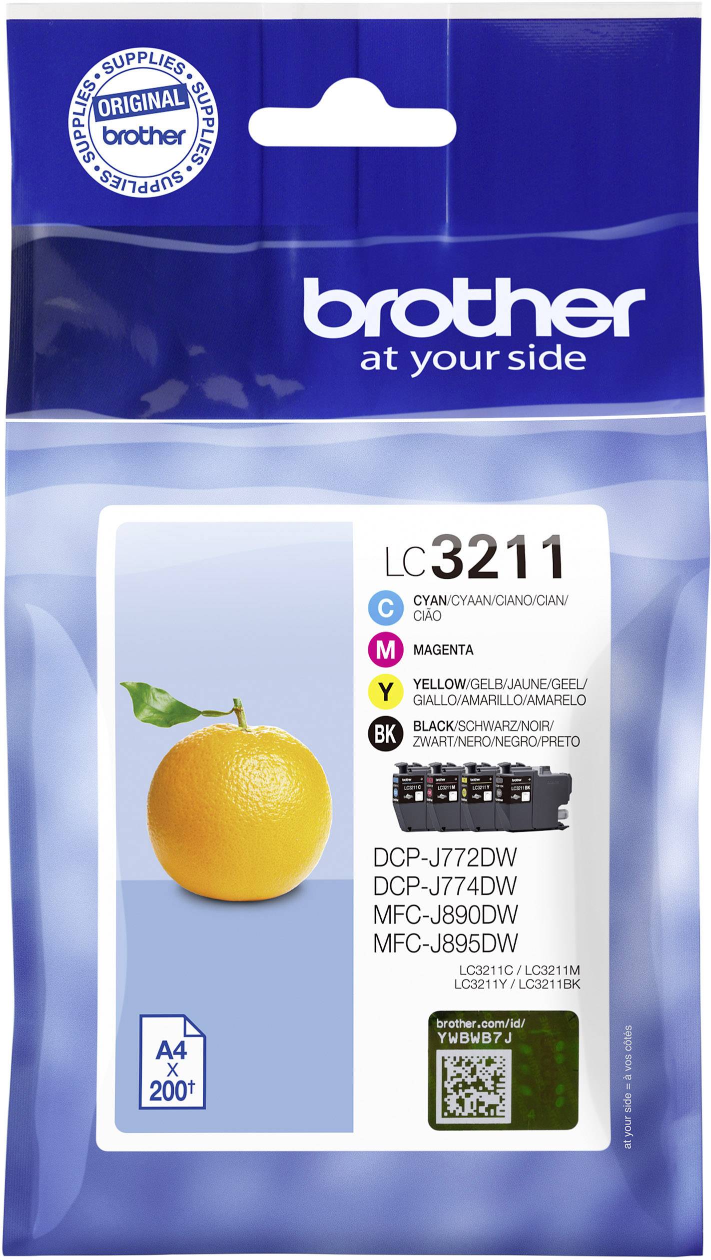 BROTHER Value Pack BK/C/M/Y bläckpatron