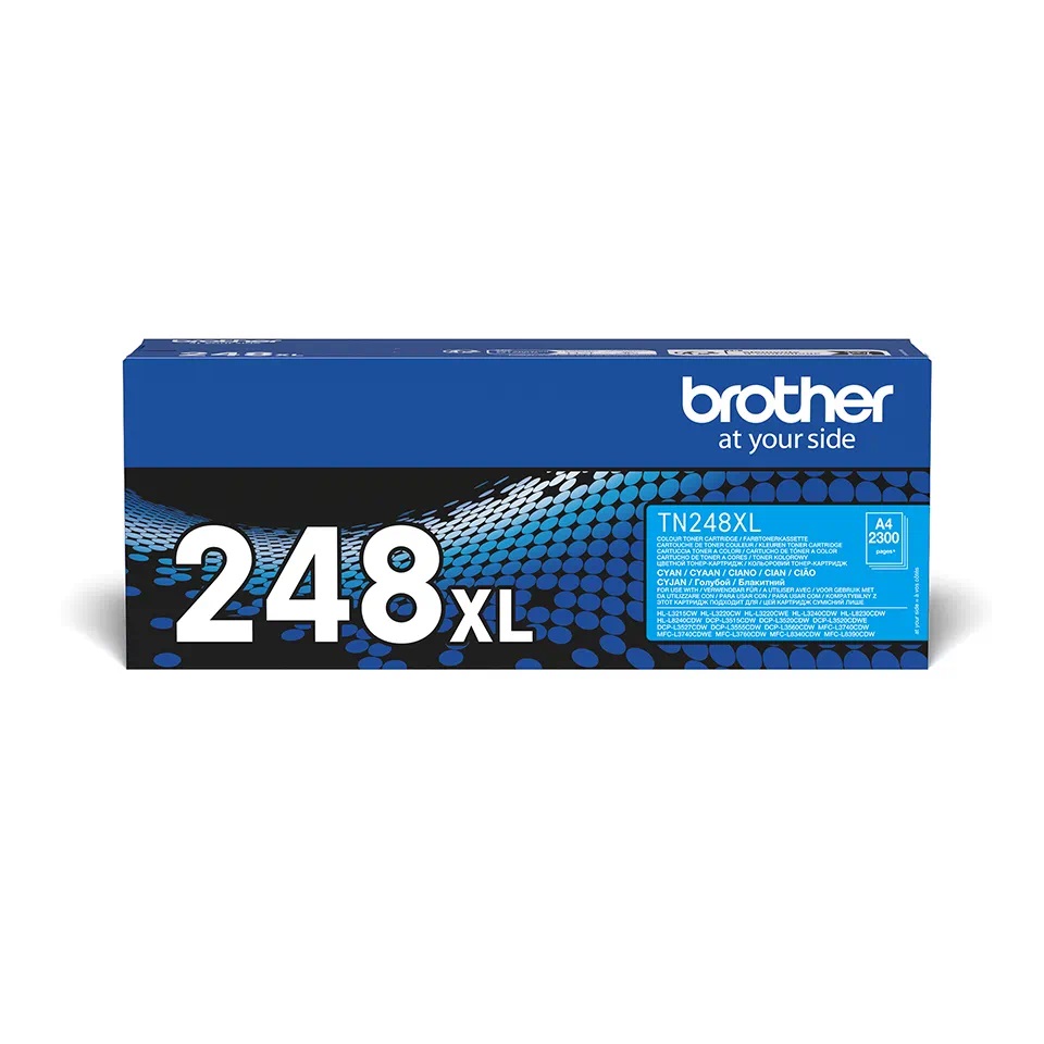 Brother toner TN-248XLC original cyan 2 300 sidor