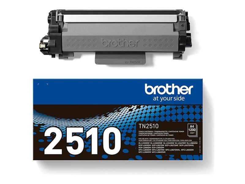 Brother toner TN-2510 original svart 1 200 sidor