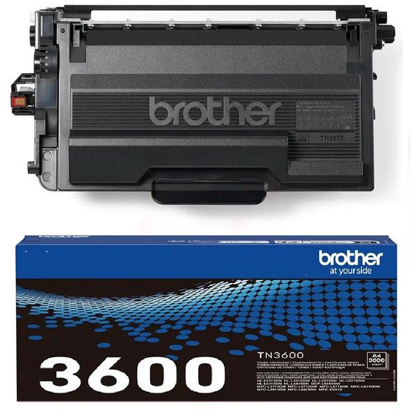 Brother toner TN-3600 original svart 3 000 sidor