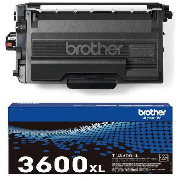 Brother toner TN-3600XL original svart 6 000 sidor